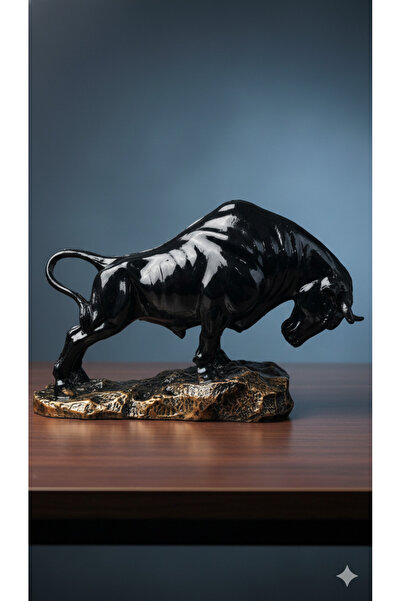 Lebron Dekoratif Boğa Heykeli