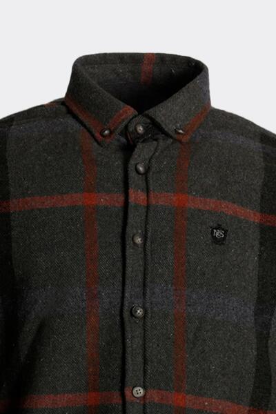 NCS Men's Winter Lumberjack Shirt Khaki 7205