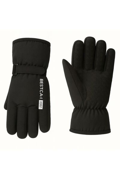 KAYZER OUTDOOR Su ve Rüzgar Geçirmez Erkek Kar-Kayak Eldiveni