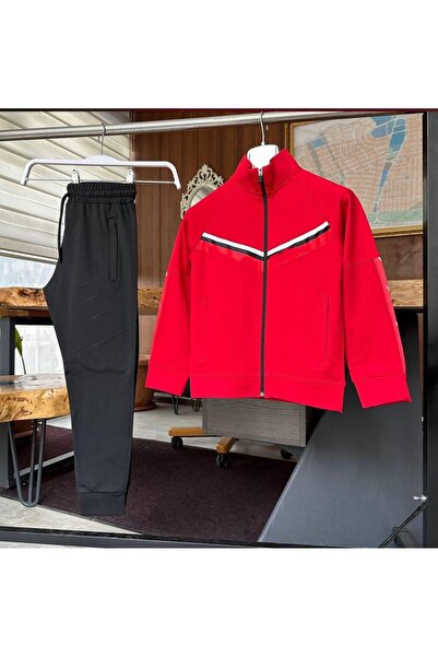 ESKİŞEHİR YUMURCAK Children's Diver Fabric Bottom Top Tracksuit Set