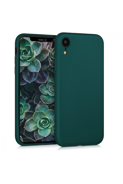 KWmobile Carcasă pentru Apple iPhone XR, silicon, verde, 46549.14