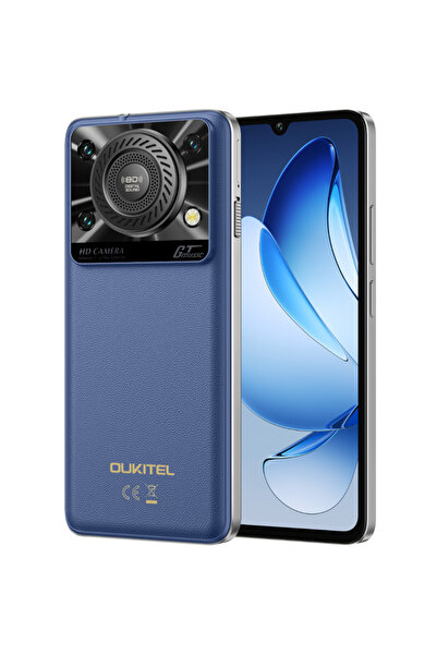 oukitel C60 Green Unlocked Android 15 Smartphone - 16GB RAM, 128GB, 10000mAh, 6.88" 90Hz, 4G, NFC