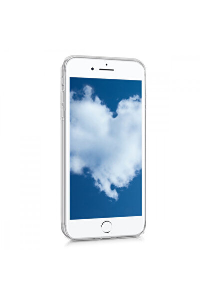 KWmobile Case for Apple iPhone 8 Plus / iPhone 7 Plus, Silicone, White, 45352.01