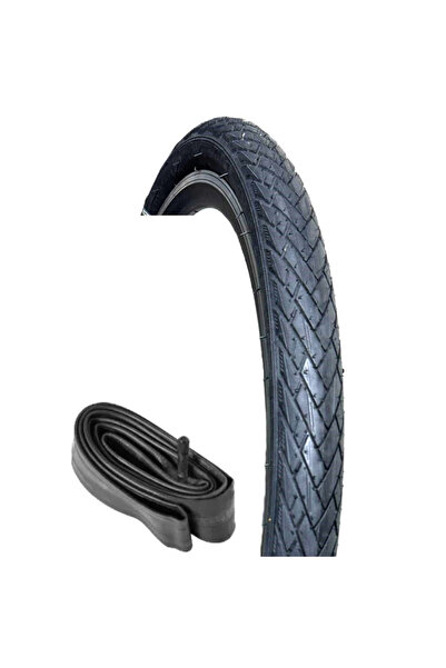 DSI Cauciuc / Anvelopa cu camera 26"x1.75 SRI-114, Negru