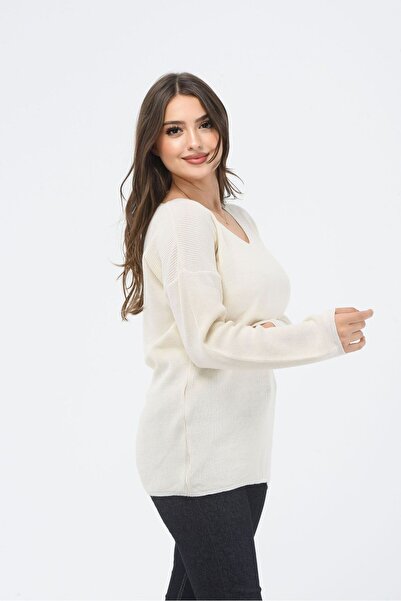 H&E LUXURY DESIGN Women's V-Neck Thessaloniki Casual Basic