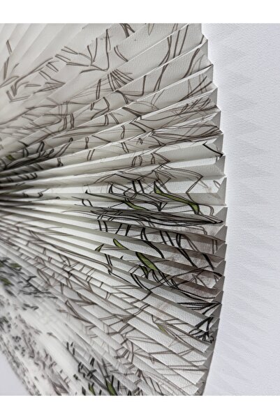 Home Parrot Printed 4508 Güneşlik – Dal Desenli Plise Güneşlik Perde