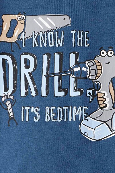 Carter's Boy's Navy Blue Pajama Set