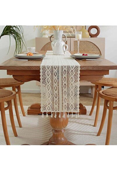 Arabest Country Hollow Cotton Tablecloth, Beautiful Holiday Table Decoration Lace Cover