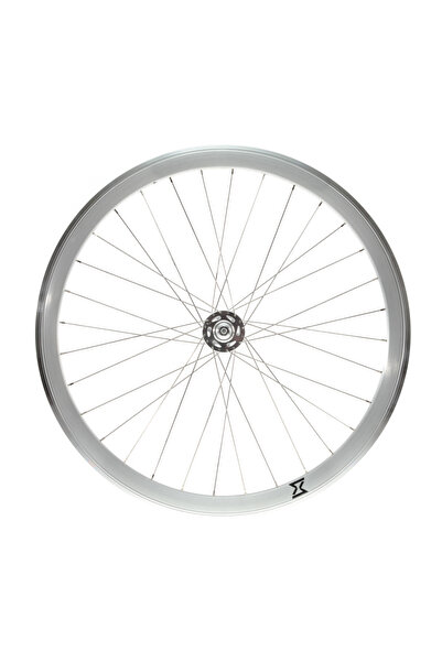 KlaussTech Rear Wheel Aluminum White Single Speed/Fixie 700-32h 40mm
