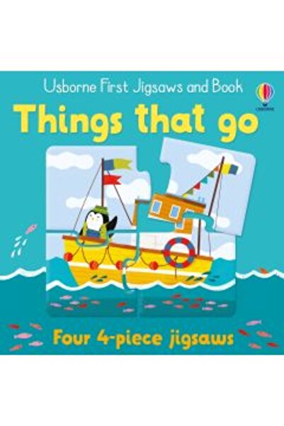 Usborne Primele puzzle-uri și carte: Lucruri care merg