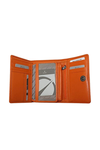 MFT Leather Design Genuine Leather Wallet – Grande 2628 Orange