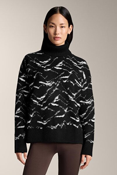 Oysho Dağ desenli örgü kazak