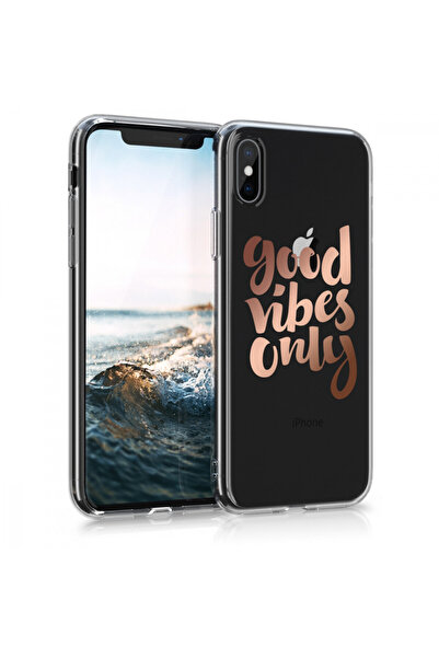 KWmobile Case for Apple iPhone X / iPhone XS, Silicone, Pink, 42505.18