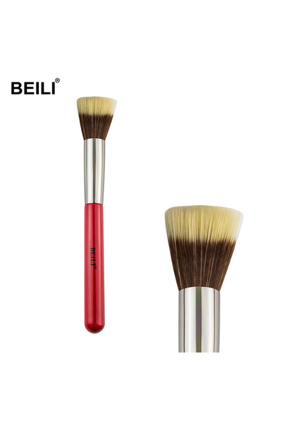 BEILI Pensula contouring / fond de ten par sintetic Red H122