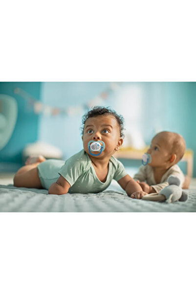 Philips Set suzete Avent Ultra Air Girl 0m+, SCF080/11, mov/roz