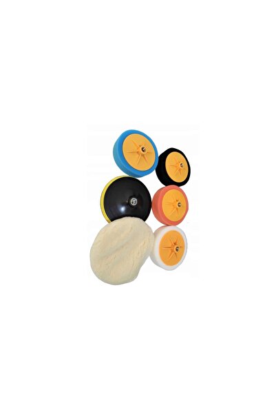 VERTEX Polishing machine set, flex car polish with accessories 2 sponges 180mm 2950W Eurotec