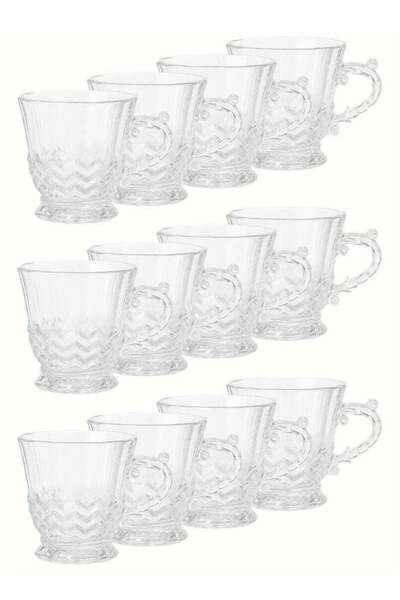 ALQANNAS Luxury crystal tea set, 12 pieces