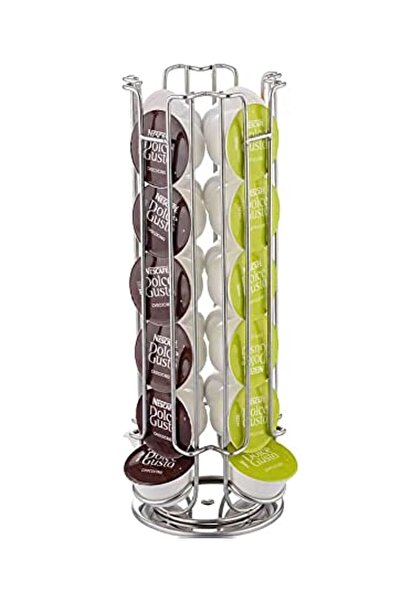 BLOOMING TIME حامل كبسولات قهوة دوار مزود بـ 24 كبسولة قهوة متوافق مع أجهزة ن...