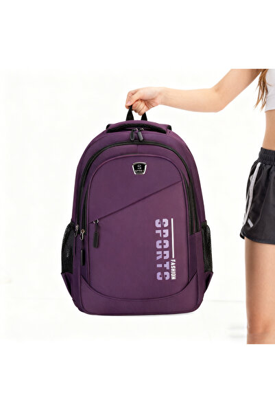 Generic Large-capacity travel backpack, men's and women's style, casual laptop bag