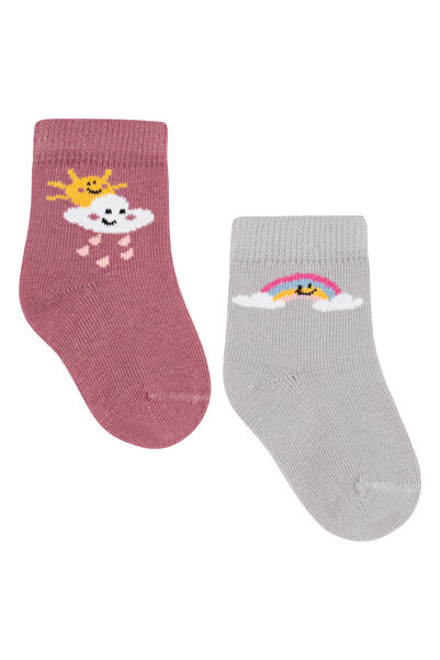 Miny Center Patterned Socket Socks