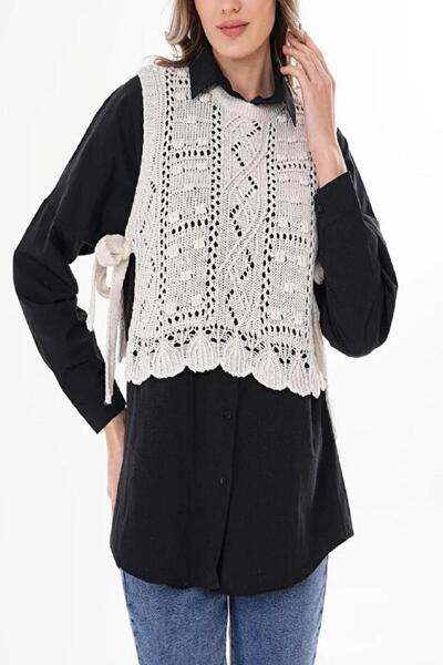 hipatu Pulover cu pompon și curea (1660)