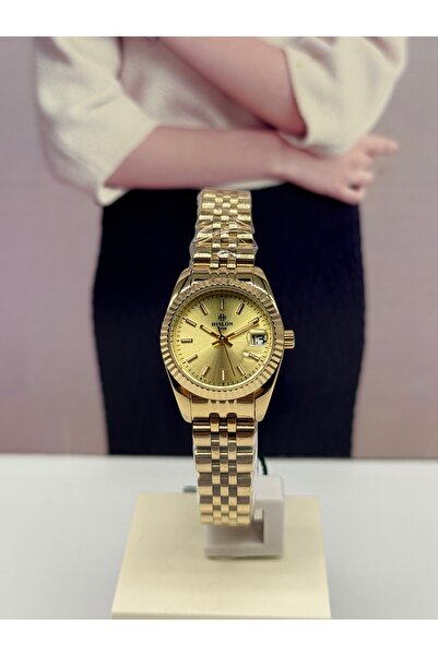 Hislon Gold 24mm Women's Watch 5 Atm Waterproof with 3 Years Warranty