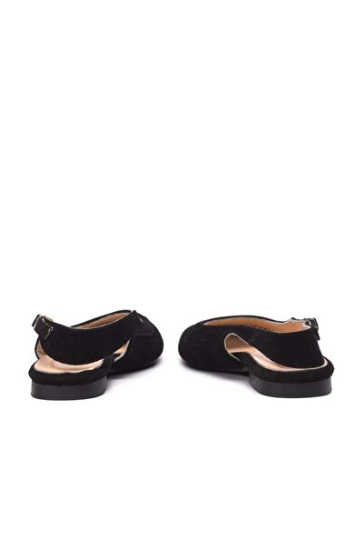 Gusse Else Women's Genuine Suede Leather Ballerinas K154-2