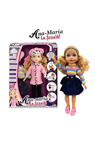SHOPIENS Papusa Ana-Maria cu 2 Rochii – La Scoala | Vorbeste Romaneste