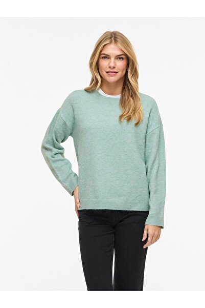 VILA Strickpullover VILIGA Rundhals