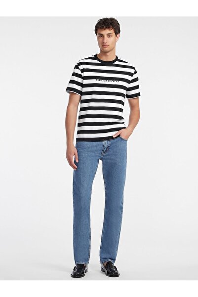Guess Τζιν Gj Ss Cn Reg Ανδρικό πολύχρωμο μπλουζάκι με κανονική εφαρμογή M4YI84K9XF1-S052
