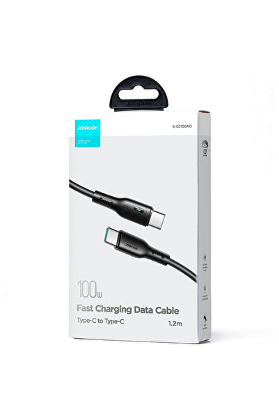 Joyroom Data and Charging Cable (S-CC100A13), USB-C, PD100W, QC3.0, 1.2m, Black