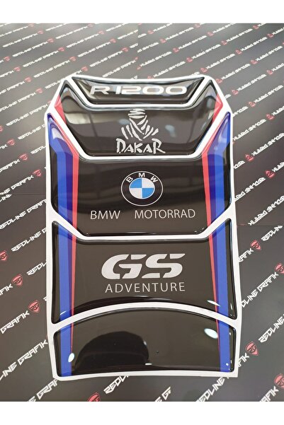 Redline Grafik Bmw R1200 GS Special Dakar Tank Pad Siyah