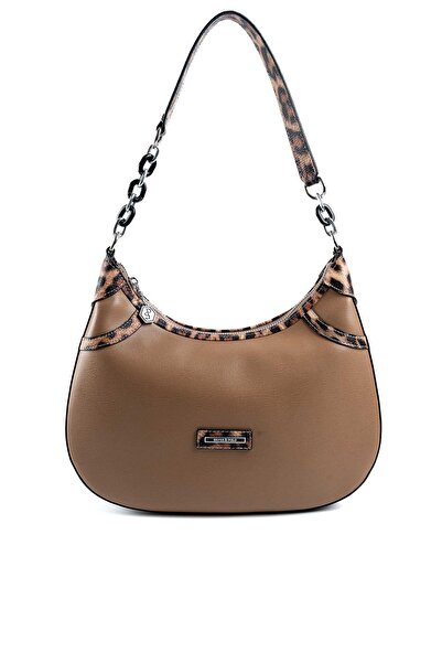 Silver Polo Leopard Bizon Sp1255 Women's Shoulder Bag