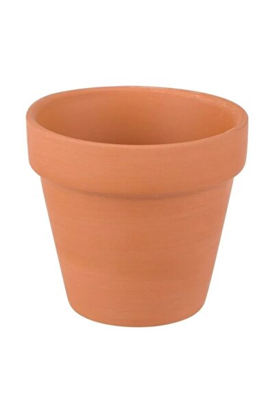 DAsiNU Terracotta Ceramic Flower Pot, 10x9cm, 0.3lt