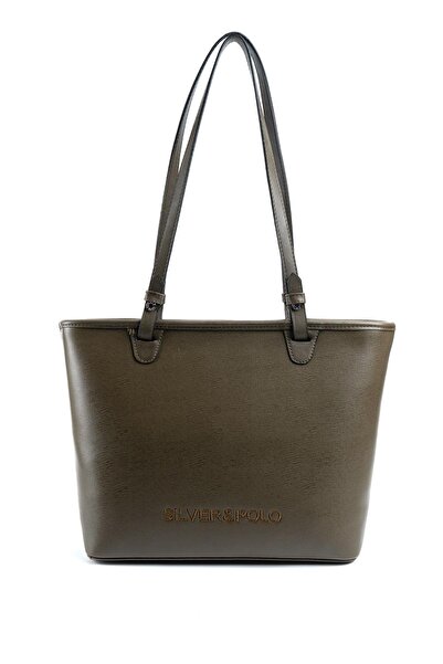 Silver Polo Silver & Polo Khaki Sp1204 Women's Shoulder Bag