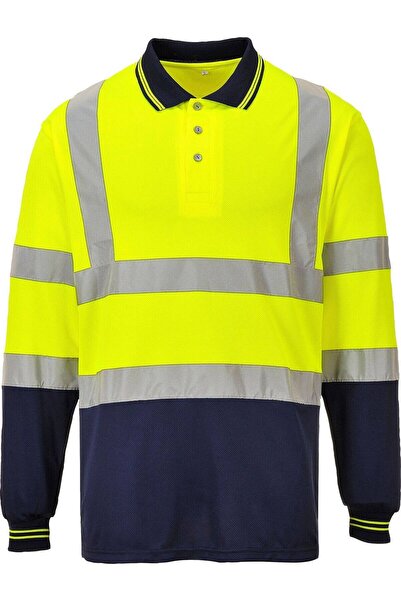 PORTWEST Tricou polo cu mânecă lungă în două culori - S279 XL galben