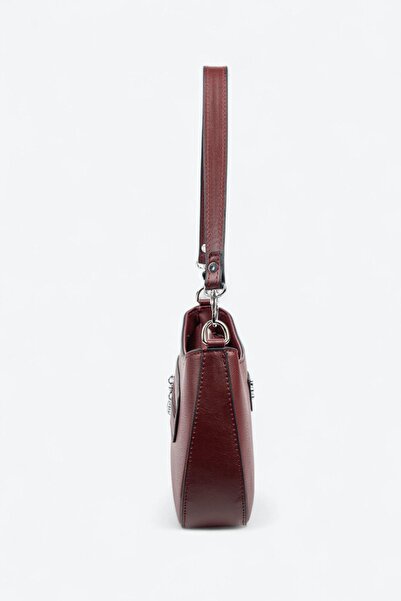 Silver Polo Silver & Polo Sp1251 Women's Shoulder Bag Claret Red