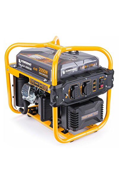 Powermat Generator Curent 220V, 2000W Inverter, cu stabilizator tensiune AVR, 4 cp, 4 timpi, Benzina, Powerm
