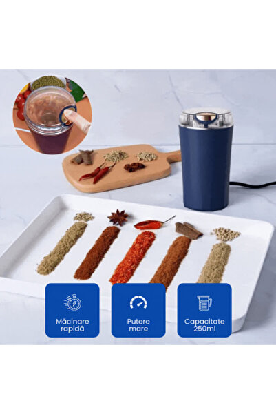 OferteTop Stainless Steel Electric Grinder for Coffee, Seeds, Nuts and Spices