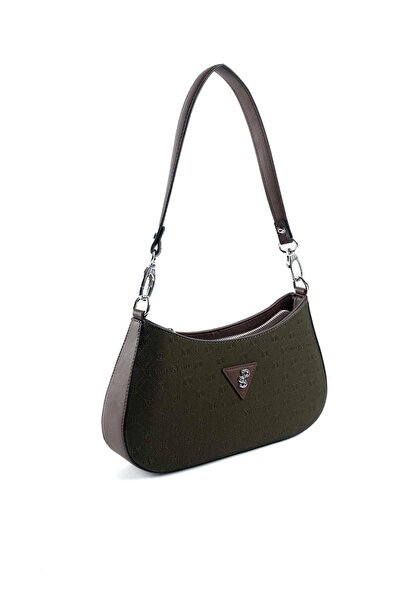 Silver Polo Silver & Polo Khaki - Brown Sp1251 Women's Shoulder Bag