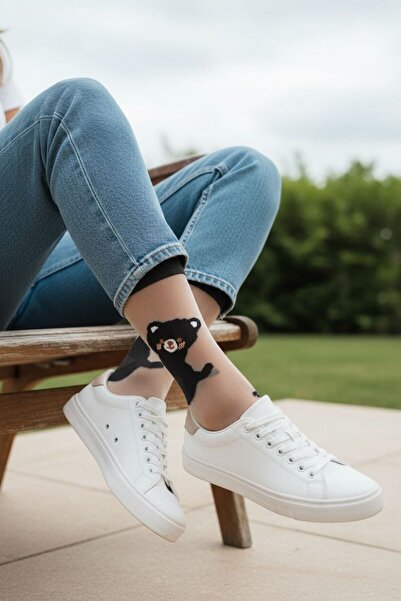 618 CONCEPT Transparent Bear Women's Socks