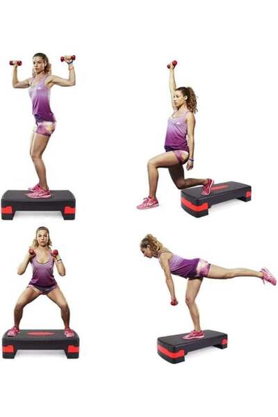 BLOOMING TIME Adjustable Aerobic Stepper Platform Trainer for Women