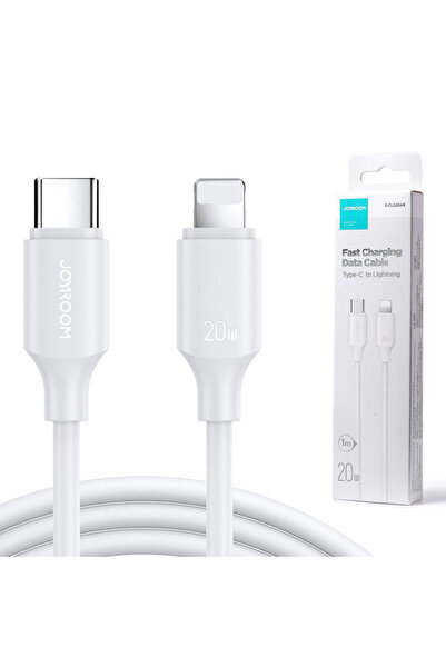 Joyroom Cablu Date si Incarcare (S-CL020A9), USB-C la Lightning, PD20W, QC3.0, 1m, White