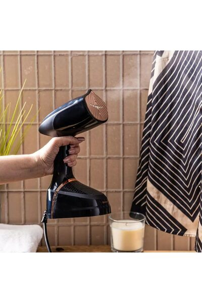 Klausberg Aparat de calcat cu abur, vertical, 1500W, capacitate 400 ml, negru...