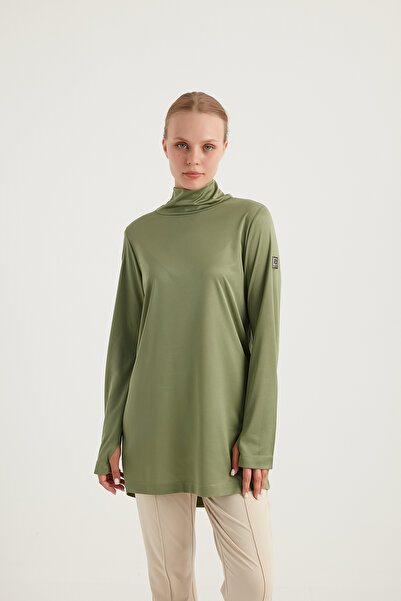 FD SPORTS Gym-Fit Stand Collar Quick Dry Tracksuit Top – Pastel Green