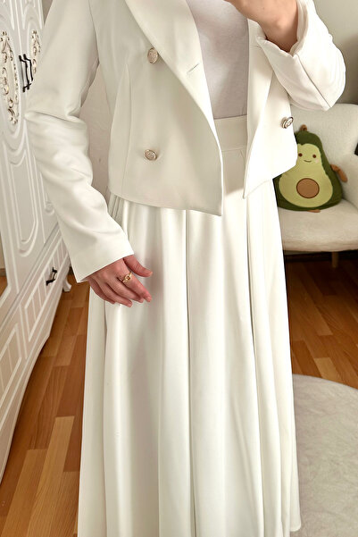 Stilife Σετ Πιρικάσε με Φούστα Λευκό