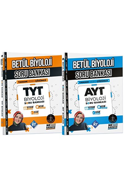KR Akademi Yayınları Betül Biyoloji TYT - AYT Biyoloji Video Çözümlü Soru Ban...