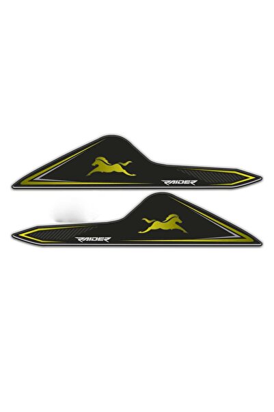 Redline Grafik TVS Raider Kuyruk Sticker Pad Sarı Siyah Tasarım Redlinegrafik