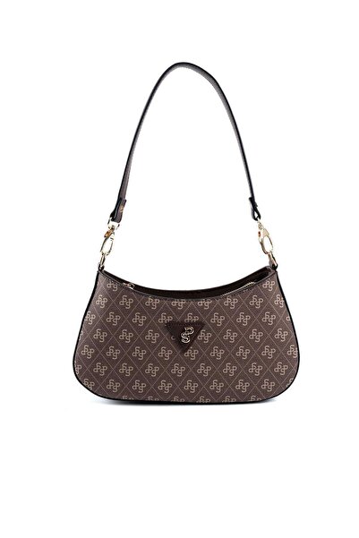 Silver Polo Silver & Polo Brown Sp1251 Women's Shoulder Bag