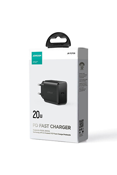 Joyroom Incarcator (JR-TCF06) Retea, 20W, 1xUSB-C, PD, Black